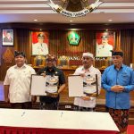 Penandatanganan perjanjian kerja sama (PKS) antara Serikat Media Siber Indonesia Kabupaten Tabanan (SMSI) dengan sejumlah lembaga mitra strategis sekaligus peluncuran Program Literasi Jurnalistik bagi ASN di Ruang Rapat Jayaning Singasana, Kantor Bupati Tabanan, Kamis (9/4/2026). (Foto: Istimewa)